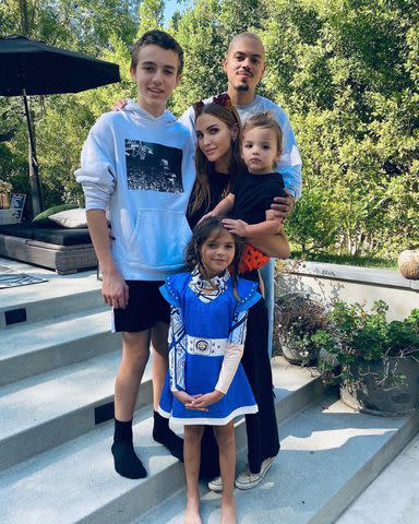 Ashlee Simpson/Instagram Ashlee Simpson, Evan Ross and their kids