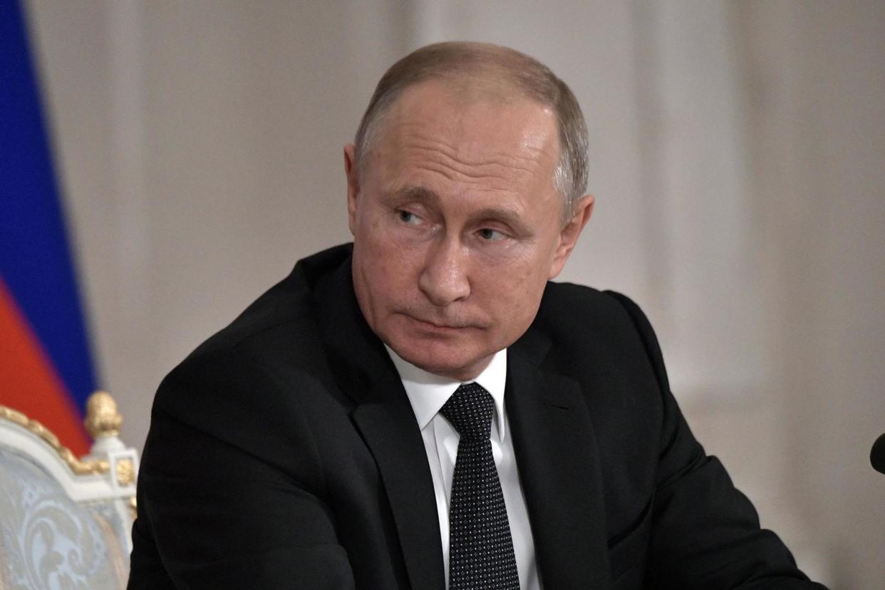 Russian president Vladimir Putin had claimed that ISIS had taken 700 people hostage: REUTERS