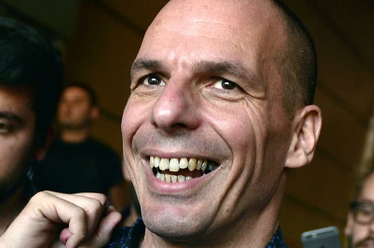 Yanis Varoufakis leaves the Greek Finance Ministry in Athens, on July 6, 2015