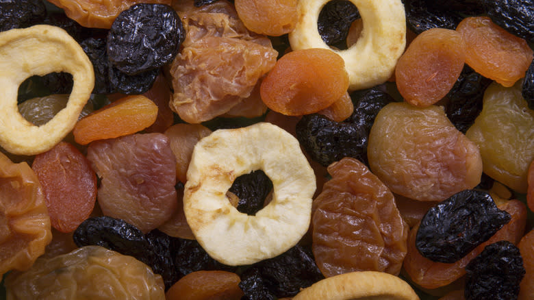 Various dried fruits