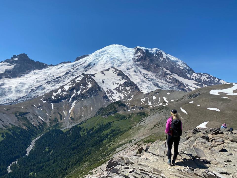 Mount Rainier National Park is in Washington.