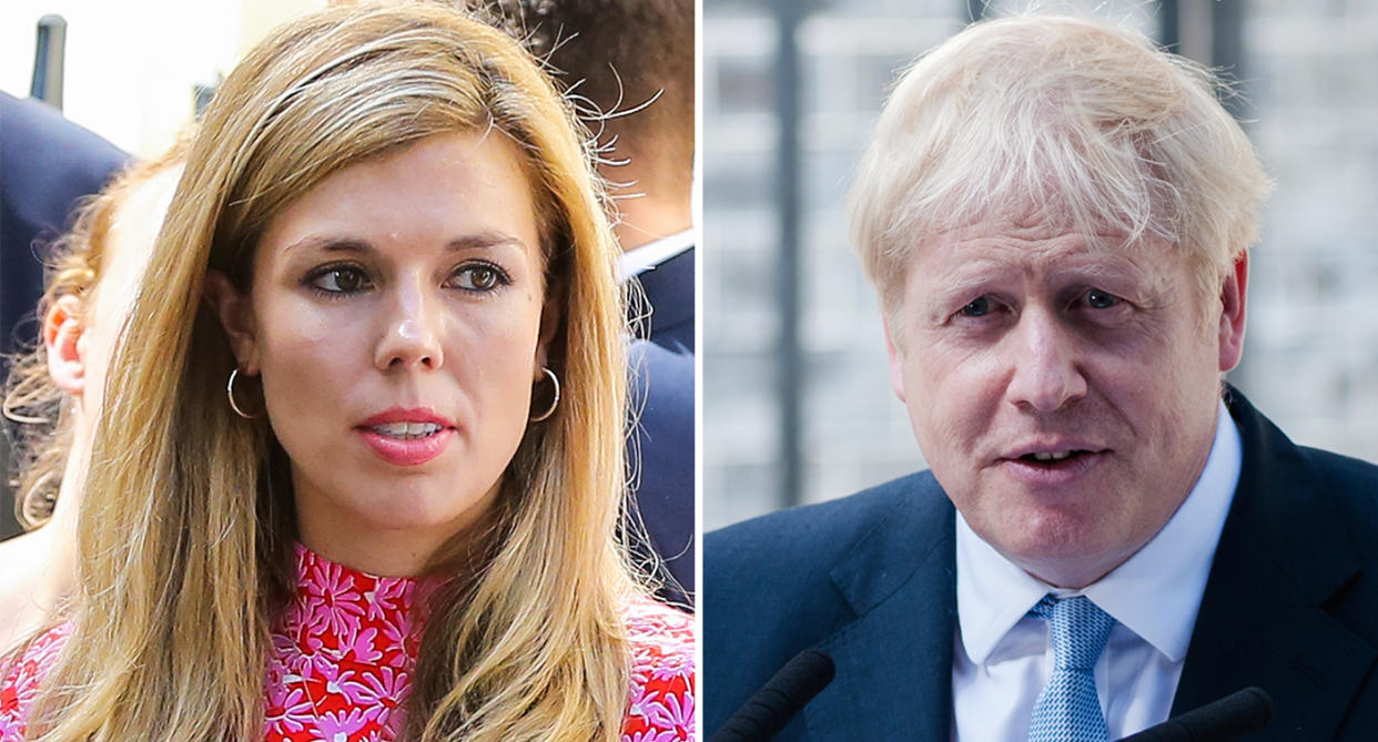 Carrie Symonds (left) is the girlfriend of UK Prime Minster Boris Johnson. [Photo: Getty]