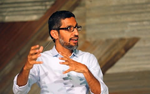 Google's CEO Sundar Pichai  - Credit: Reuters