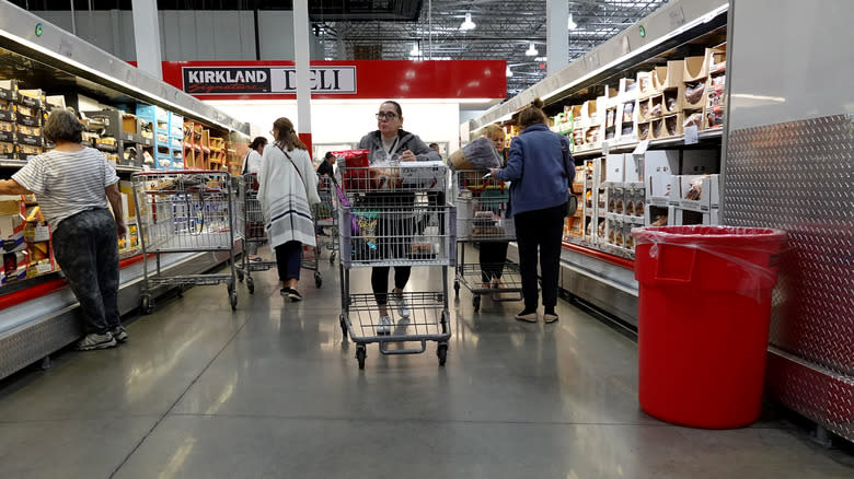 people shopping at Costco