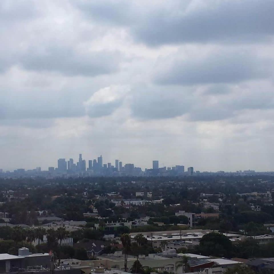 Our view of Downtown LA. Photo: Be