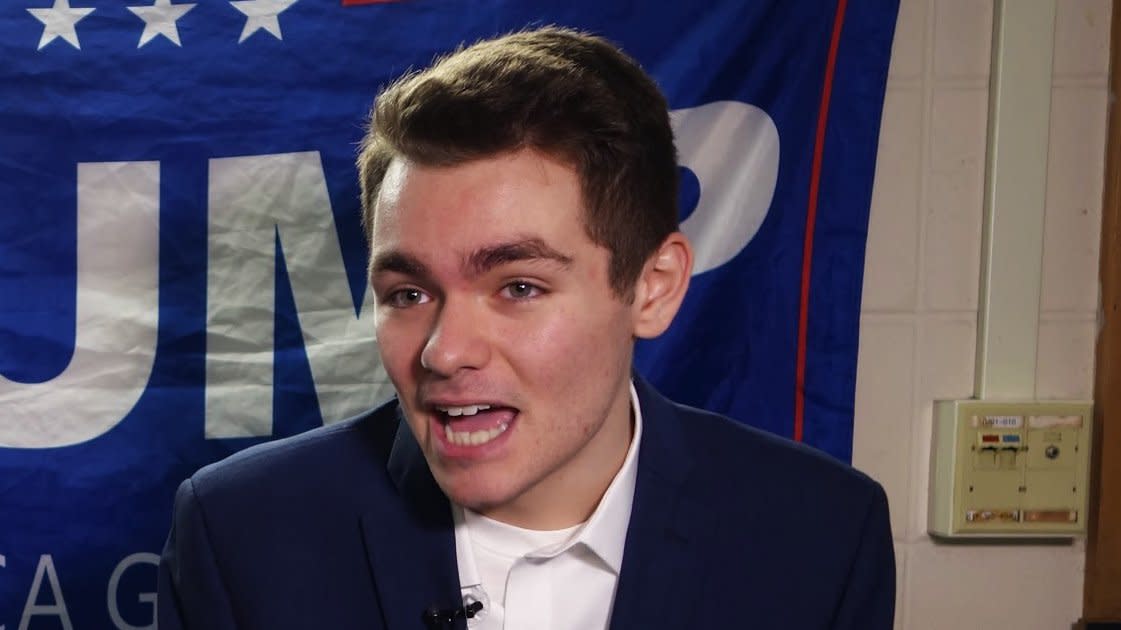 White supremacist Nick Fuentes blamed gay porn being streamed on his account on being hacked