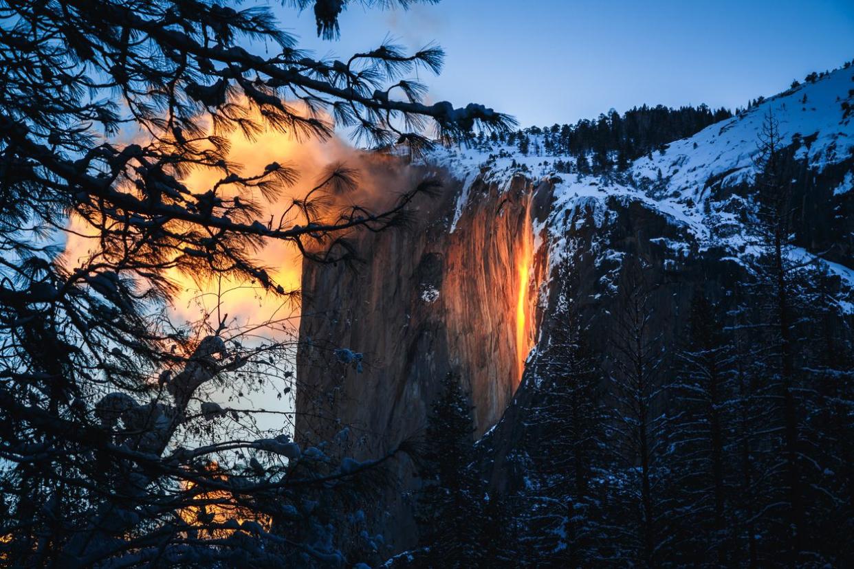 Firefall at Yosemite National Park
