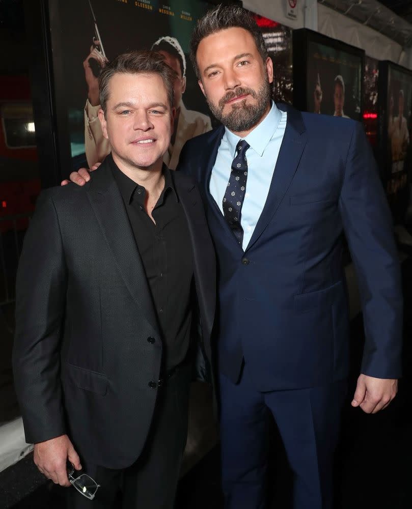 Matt Damon and Ben Affleck in 2017