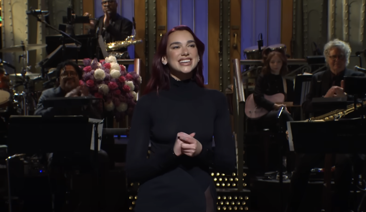 Dua Lipa hosted and performed on
