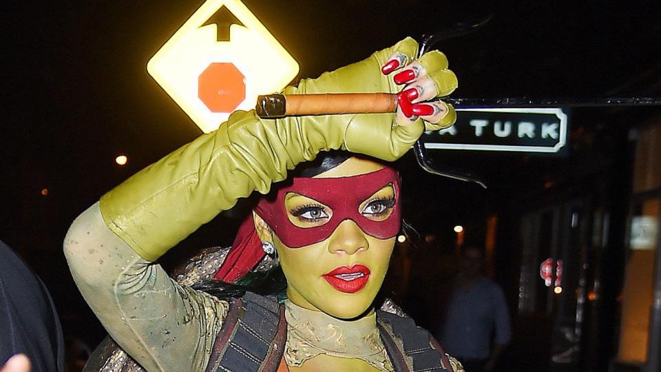 Rihanna's Teenage Mutant Ninja Turtles Costume