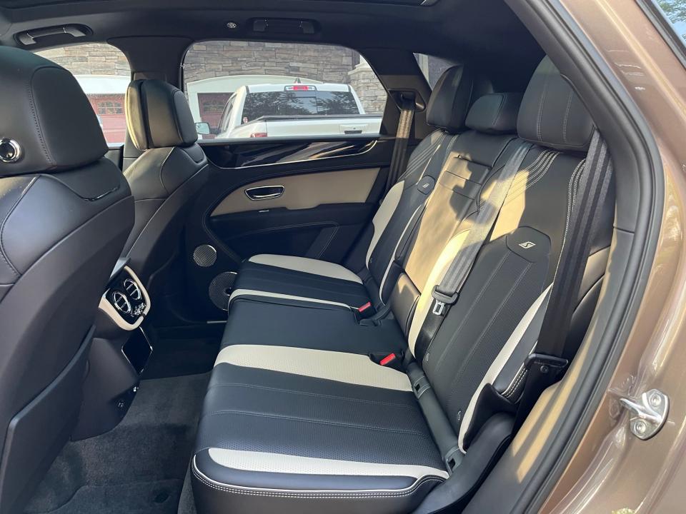 2022 Bentley Bentayga S rear seat