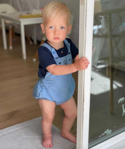 <p>Robin Thicke Instagram </p> Robin Thicke's son Luca Patrick Thicke.