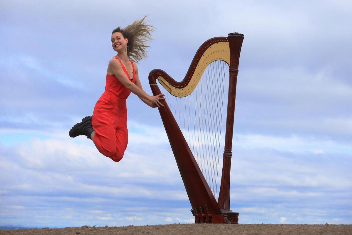 Edinburgh harpist Esther Swift is working with 16 other musicians to tell the story of the Zulu fishing fleets which were once ubiquitous in Scotland