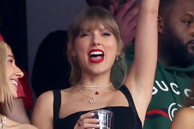 Every Photo of Taylor Swift at the 2024 Super Bowl