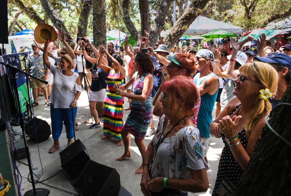 Myakka River Blues Festival, pictured here in 2021, will return May 27 to Snook Haven in Venice.