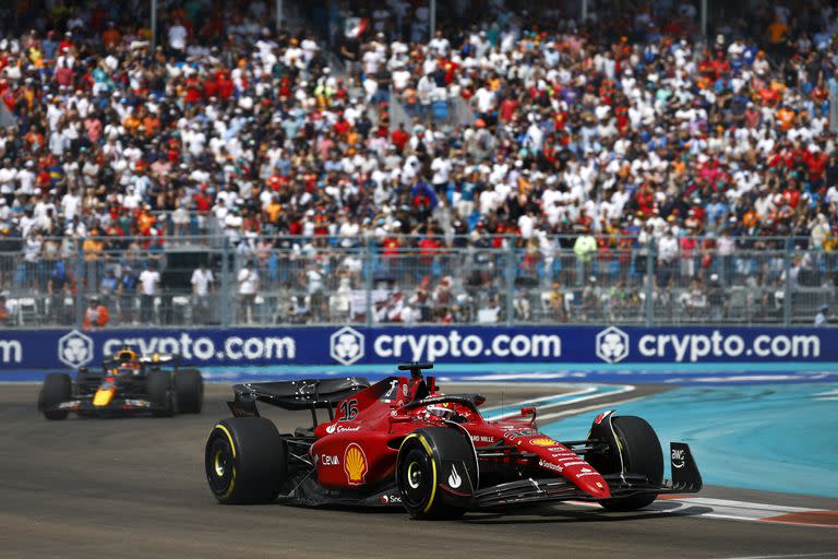 Charles Leclerc, segudo de Max Verstappen. Ambos pilotos volverán a ser protagonistas en la sexta carrera del año