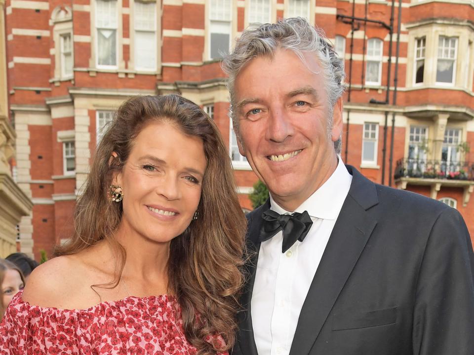 Annabel Croft (L) and Mel Coleman pictured in June 2021. 