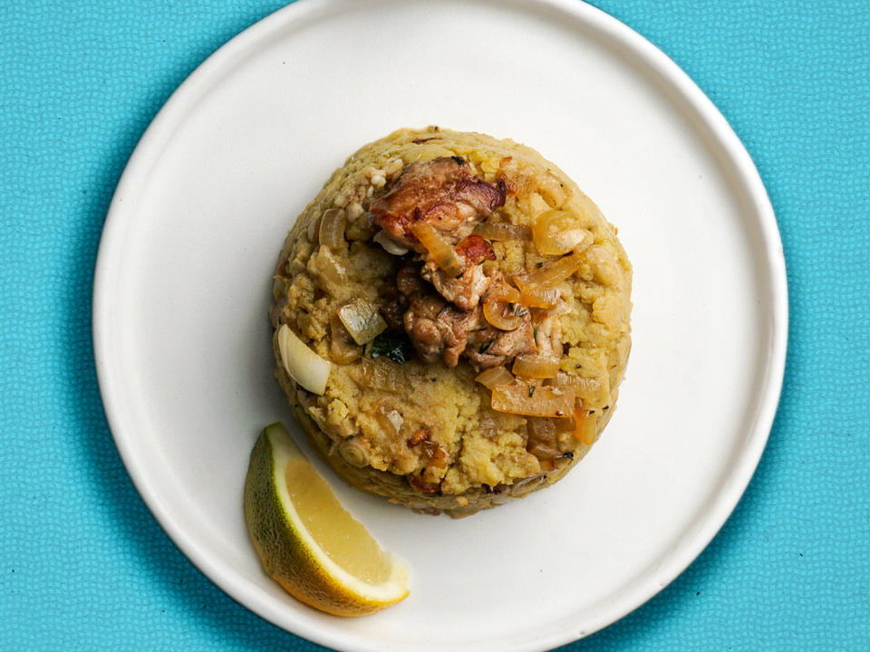 Laurie Hernandez's family's mofongo.