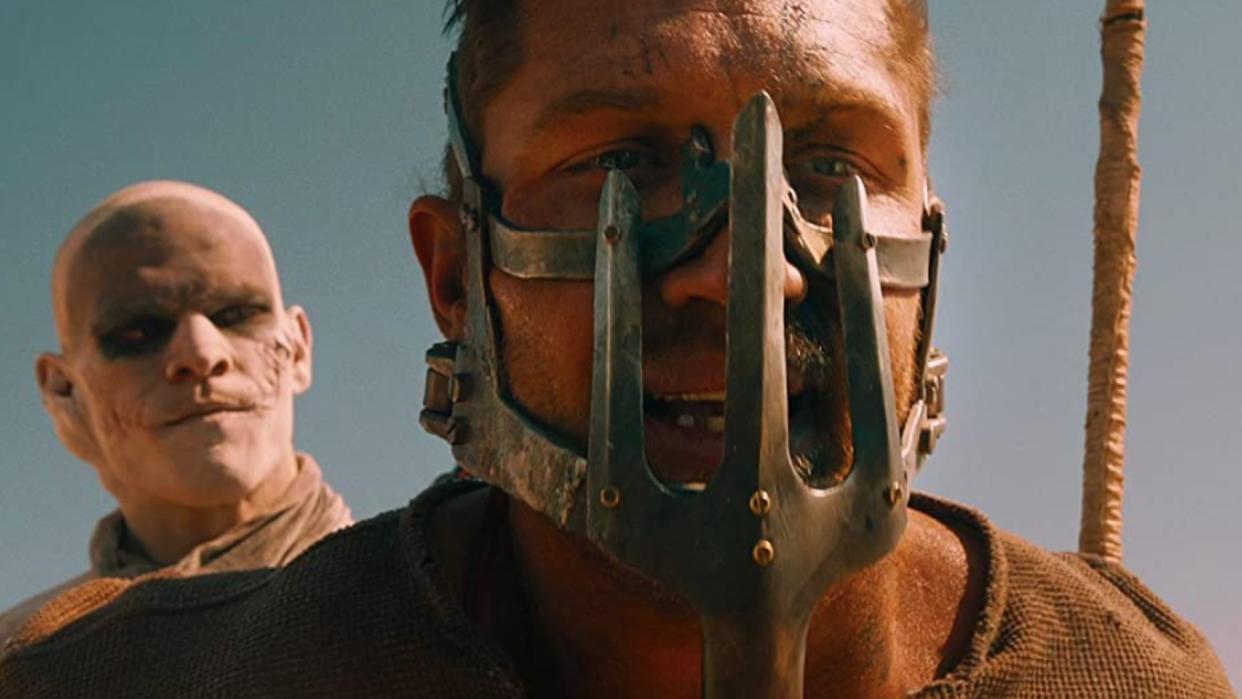  Tom Hardy in Mad Max: Fury Road. 