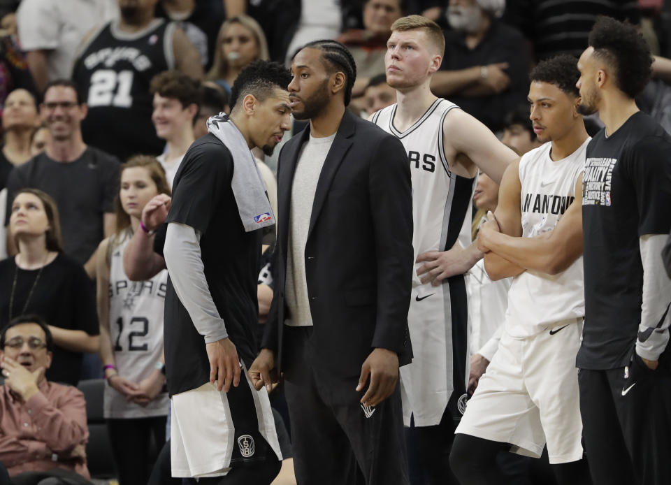 Kawhi Leonard has played nine games for the Spurs this season. (AP)