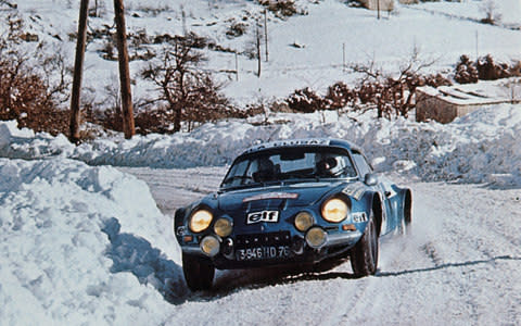 Alpine A110 - 1973 Monte Carlo Rally