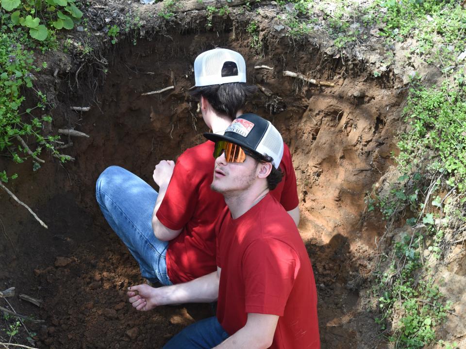 Augusta County high school students were part of the Envirothon at Grand Caverns in Grottoes Wednesday, April 10.