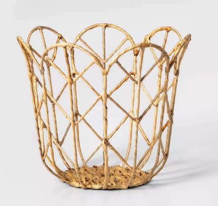 A versatile rattan basket