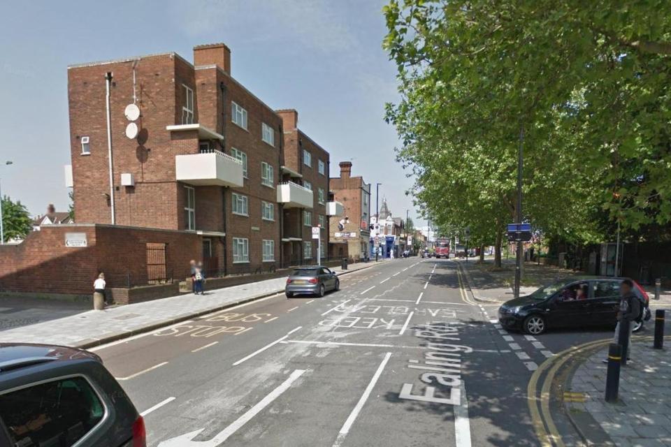 Brentford: The man was injured following a street brawl: Google Street View