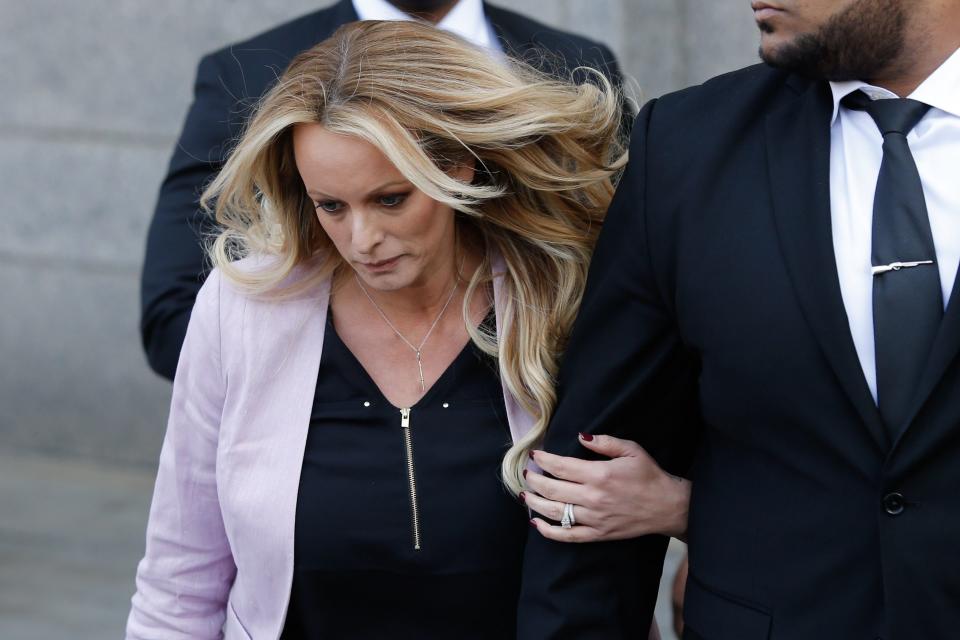 Cohen is also being investigated for possible campaign finance violations related to payments to women who said they had affairs with Donald Trump, including porn actress Stormy Daniels, above. (Photo: EDUARDO MUNOZ ALVAREZ via Getty Images)