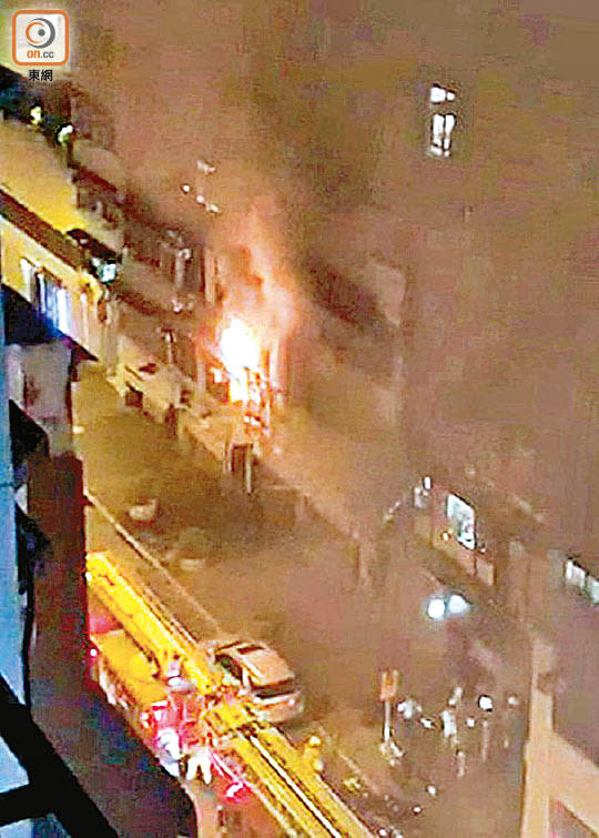 油麻地廣東道一幢唐樓前晚發生大火，釀成至少7死。