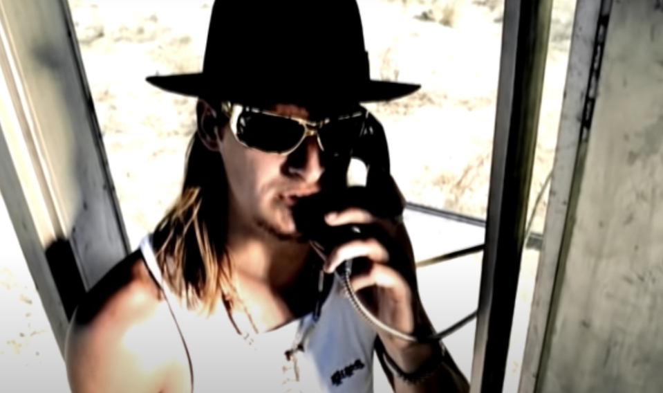 Closeup of Kid Rock