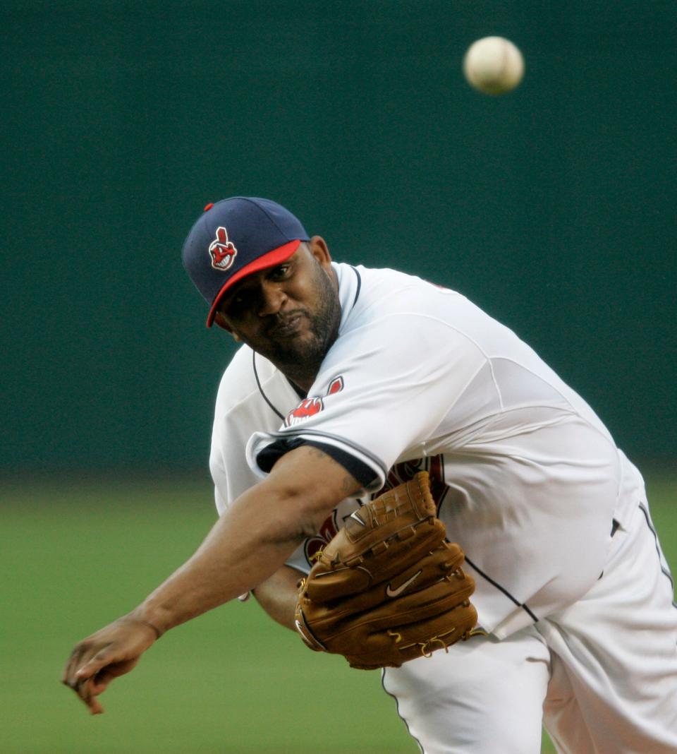 Cleveland's C.C. Sabathia pitches against the Minnesota Twins on Aug. 29, 2007, in Cleveland.