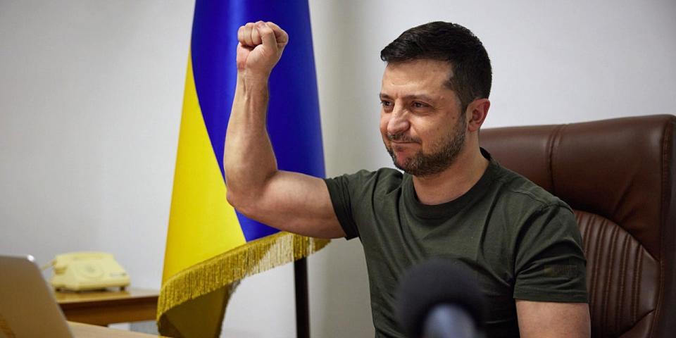 Ukrainian President Volodymyr Zelenskyy.