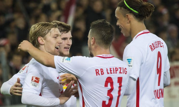 Timo Werner (2.v.l.) ist in den Fokus der Bayern gerückt (Foto: Getty Images)