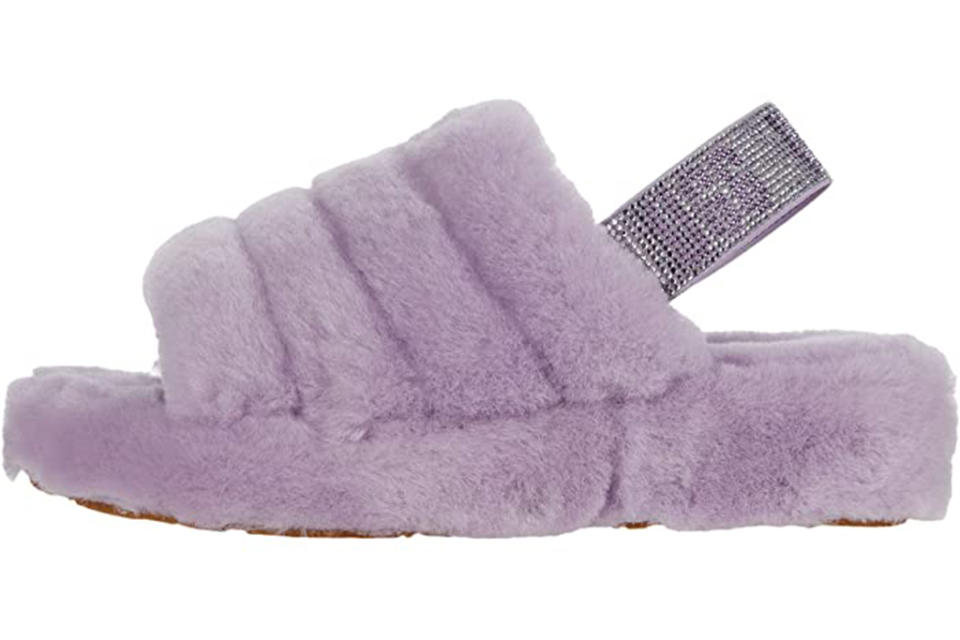 ugg fluff yeah slippers, purple uggs, violet uggs