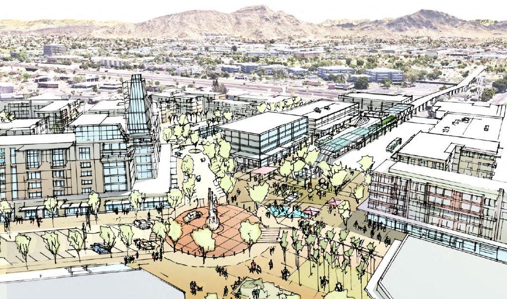 Plans for a new village in the place of Metrocenter Mall in northwest Phoenix