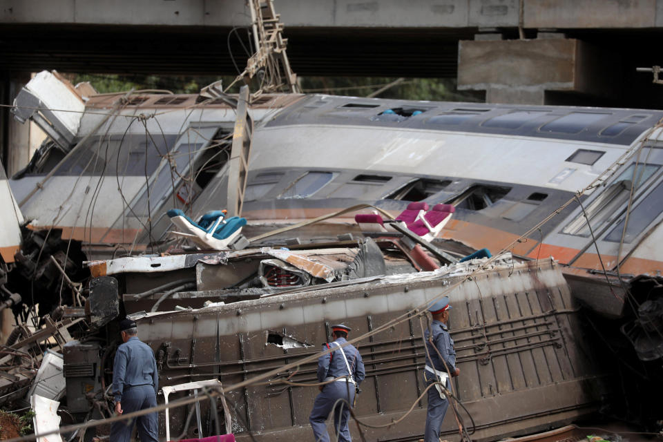 Deadly train derailment in Morocco