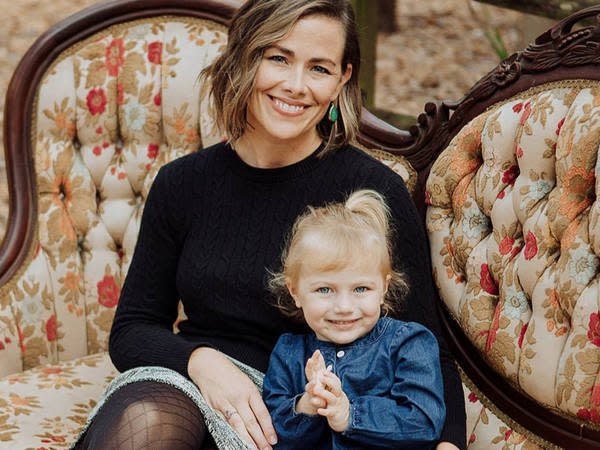 Laurel Friedman with daughter Ela, the victim of a suspected murder-suicide. Source: Facebook