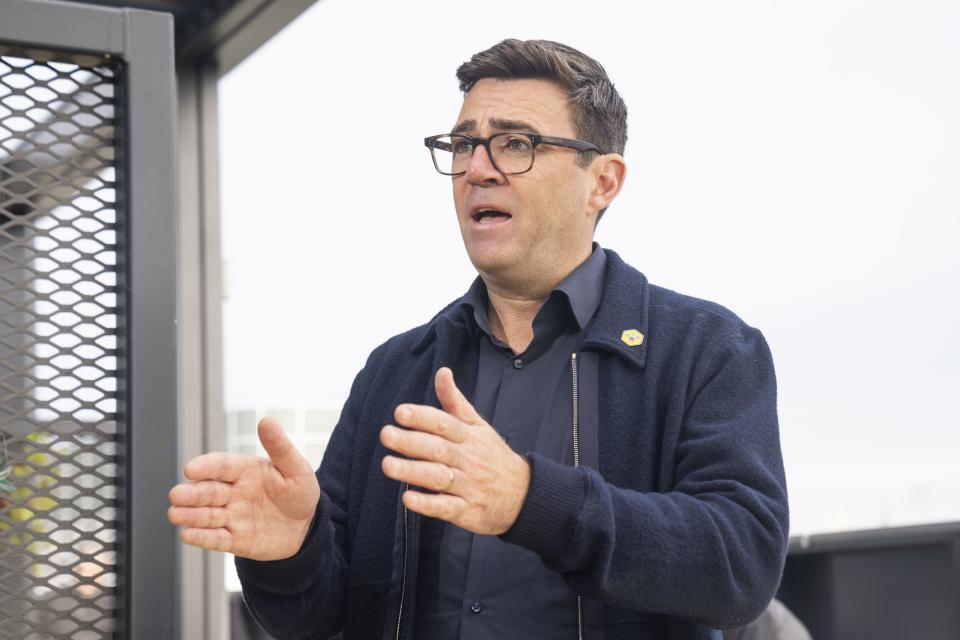 Mayor of Greater Manchester Andy Burnham has called for a ceasfire between Israel and Hamas (PA Wire)