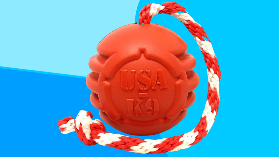 USA-K9 makes dog toys that any pup will love tossing around.