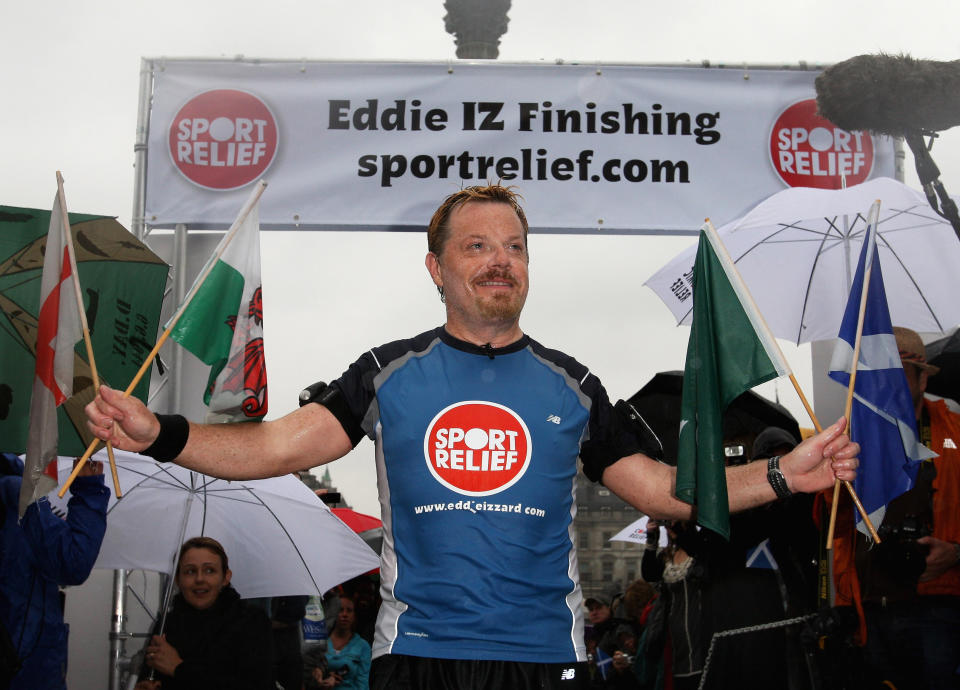 Eddie Izzard Completes 1,000 Mile Seven Week Marathon Run for Sport Relief