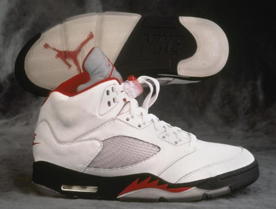 Nike Air Jordan V, originally released in 1990.