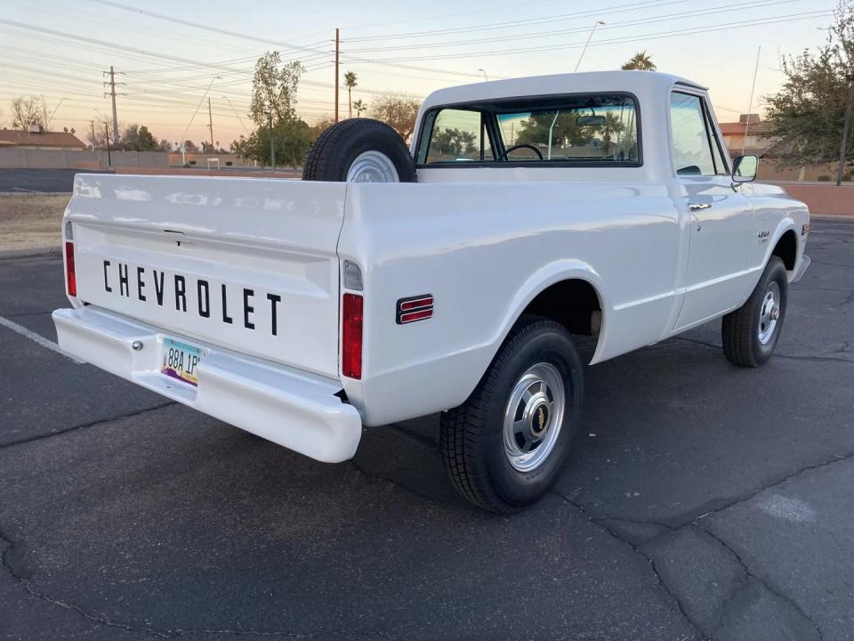 1970 chevrolet k10 short bed 4x4 4 speed pickup truck