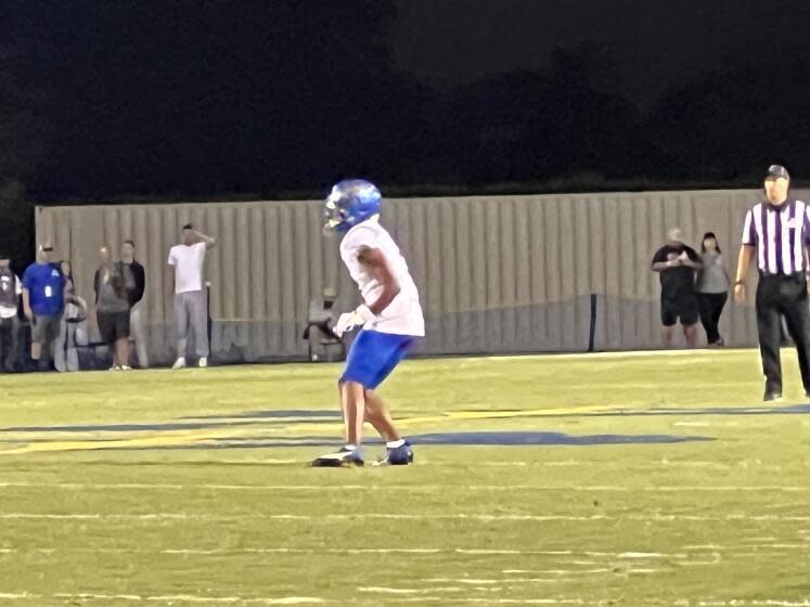 Trent Mosley of Santa Margarita scored six touchdowns against Bishop Amat.