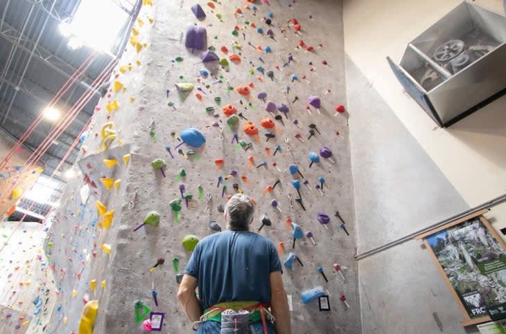 matt samet at Boulder rock club