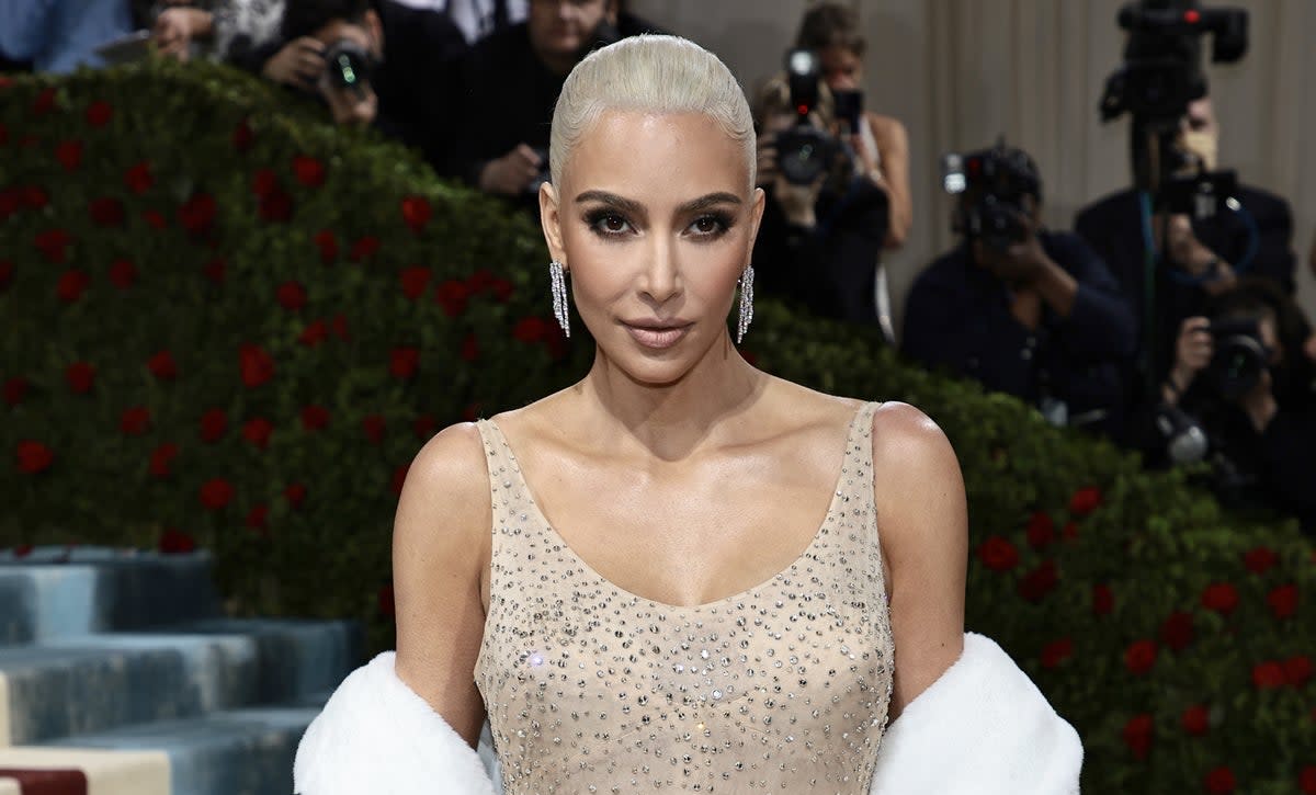 Kim Kardashian has been accused of damaging the Marilyn Monroe dress she wore to this year’s Met Gala (Getty Images for The Met Museum/)