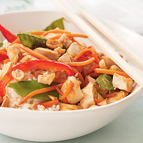 Spicy Chicken and Snow Peas