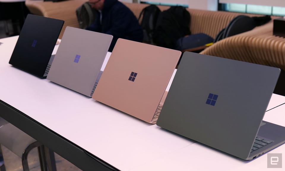<p>The Surface Laptop 5 will be available in four colors: platinum, sage, sandstone and matte black.</p>
