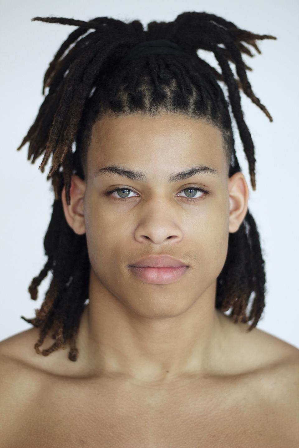 Washington is currently building a portfolio to be sent to Caster at IMG Models. (Photo: Adam Moroz)