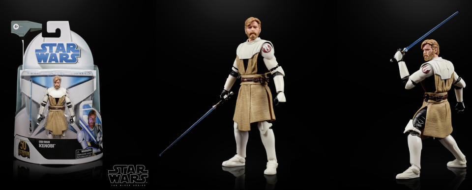 General Kenobi, Jedi leader of the Clone Army, is the latest in the Star Wars Black Series.